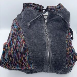 Y2k corduroy bomber jacket vintage